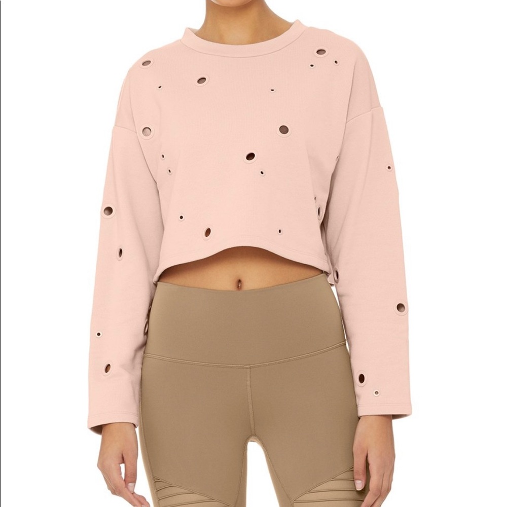 ALO Yoga Cadence Pullover Nectar Small